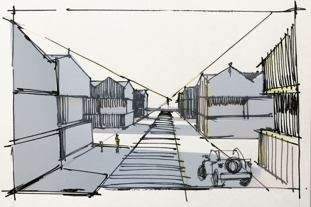 Tiramisu projekt - Zespół budynków w zabudowie bliźniaczej - architekt Łukasz Pióro
